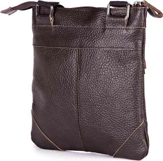 Cумка SHVIGEL 11014 из натуральной кожи Коричневая Киев