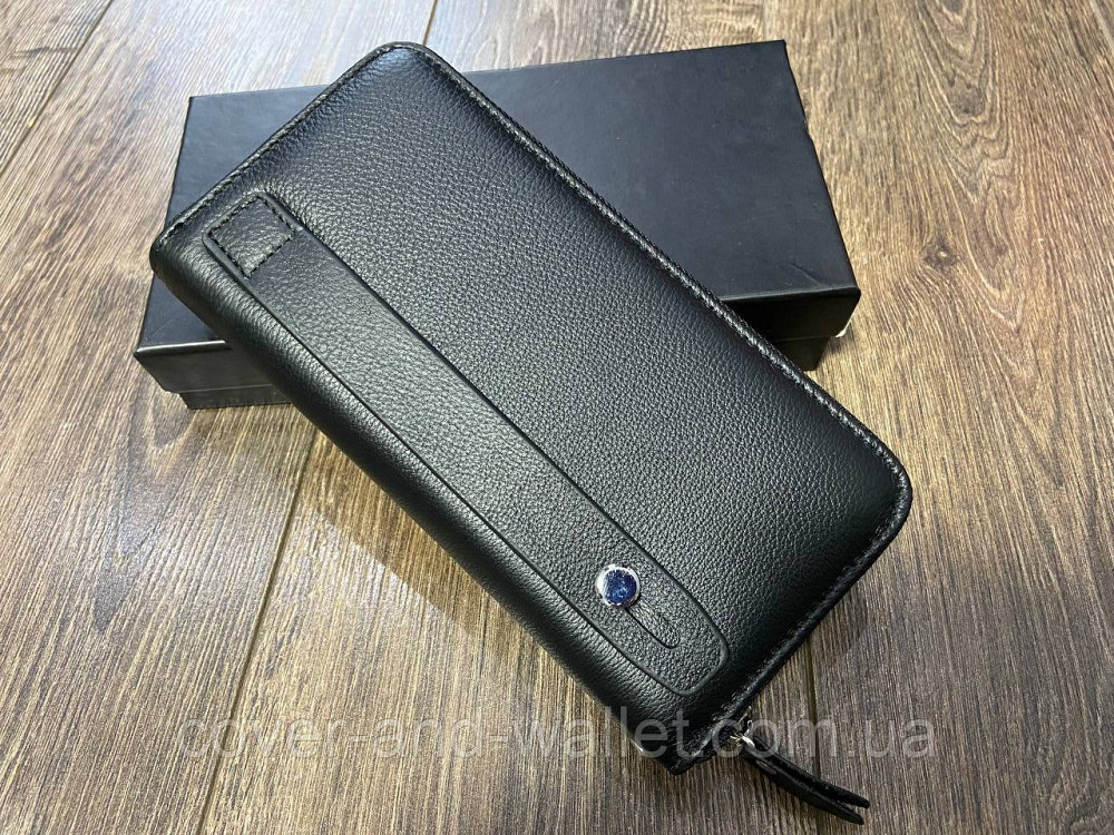 Мужской кожаный кошелёк клатч на молнии Marco Coverna M38-3 Киев - изображение 4