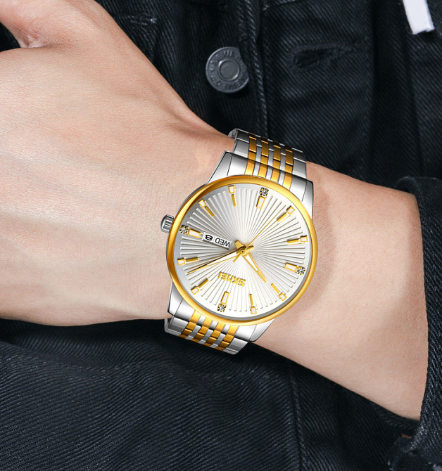 Skmei 9323TGDSI Silver/Gold-Silver SBR Київ - фото 3