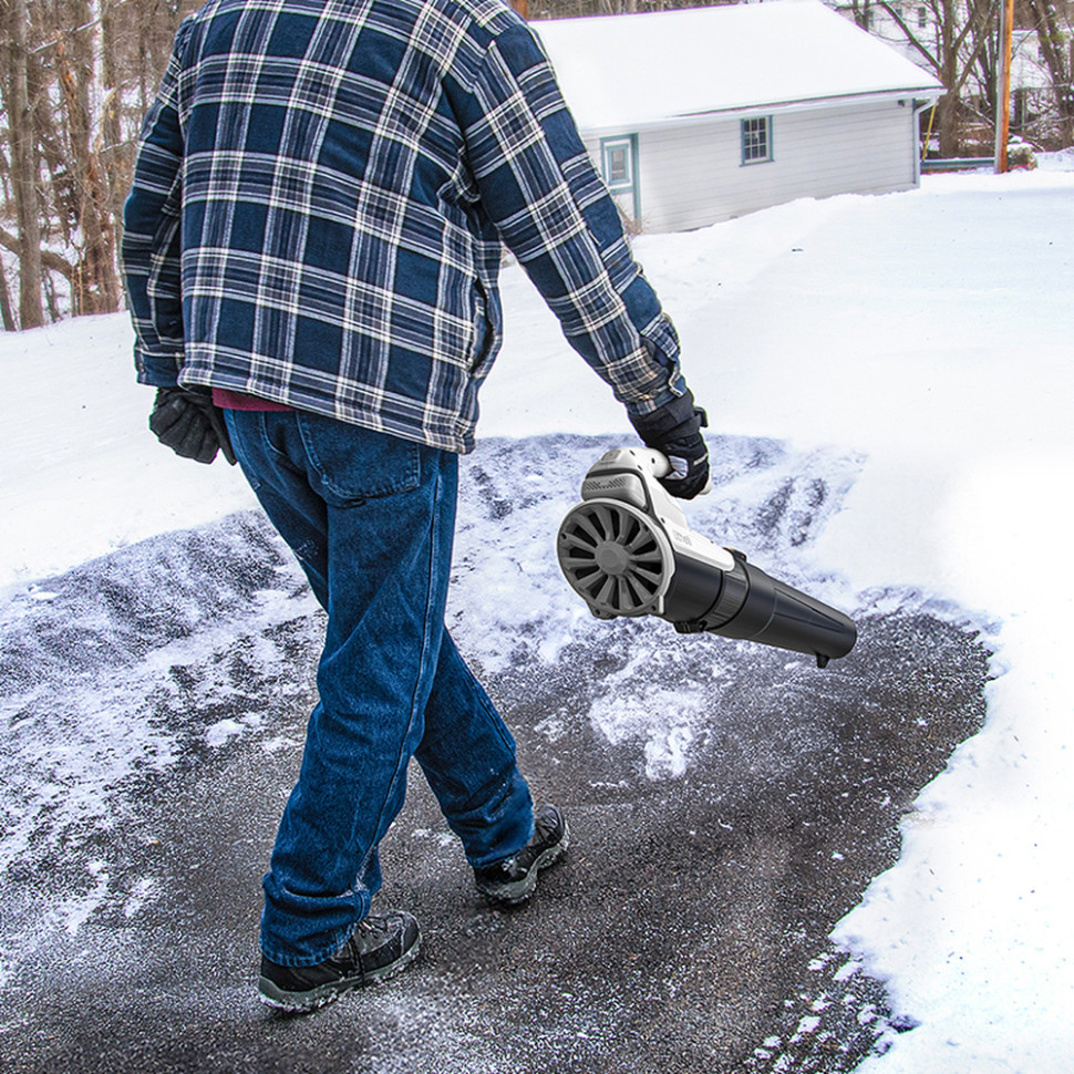 Акумуляторна повітродувка садова Litheli 560CFM, живлення від павербанку (2шт УМБ Litheli Power Bank 20000 mAh, 45 W, 4А в комплекті) Киев - изображение 8