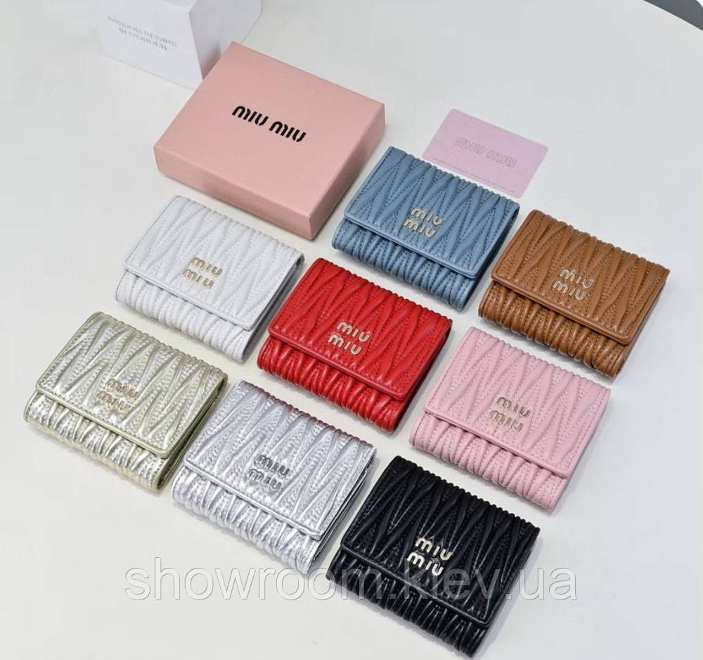 Жіночий невеликий зручний гаманець Miu (2510) коричневий Київ - фото 3