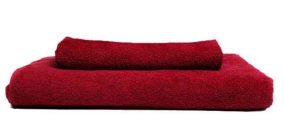 Комплект рушників Ideal Textile однотонних 50х90см + 70х140см 400 г/м2 (56860932) Бордовий Чернівці