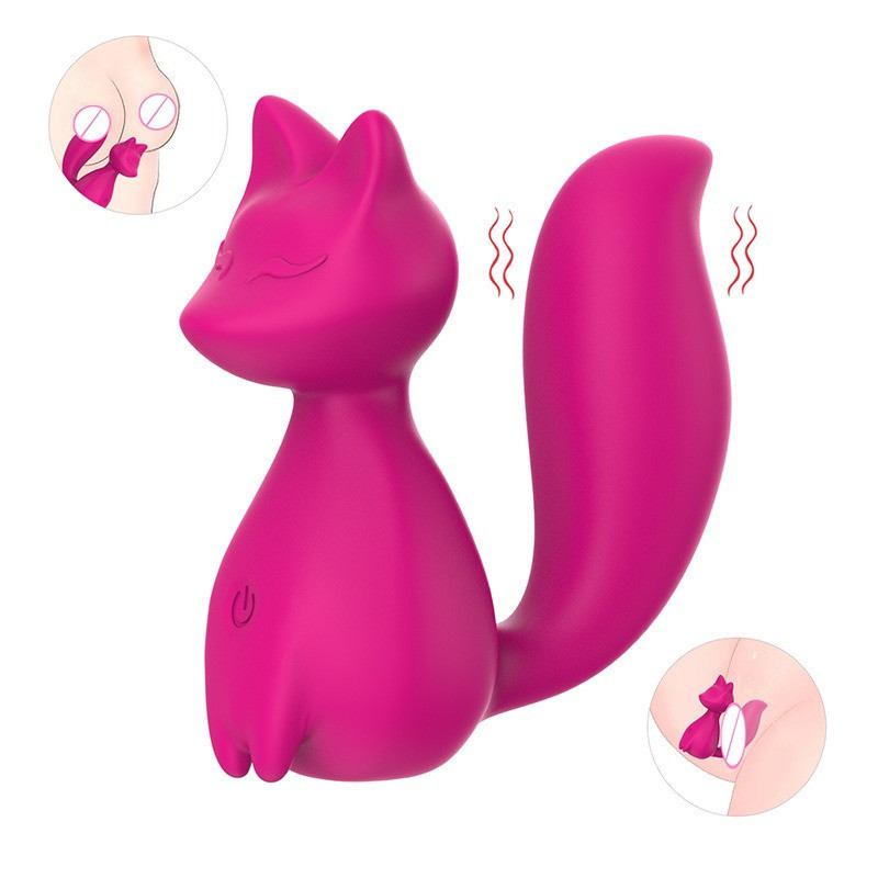 Мини-вибратор клиторальный Every Night Toys Doris в форме лисы розовый, 10 режимов вибрации Sex Aura Киев - изображение 1