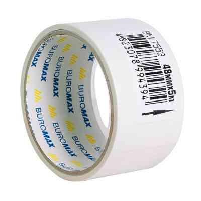 Скотч Buromax двосторонній на паперовій основі 48 мм х 5 м (BM.7553) Вінниця
