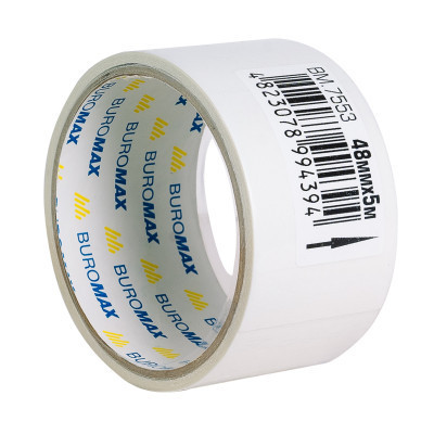 Скотч Buromax двосторонній на паперовій основі 48 мм х 5 м (BM.7553) Вінниця - фото 2