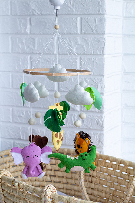 Музичний мобіль WoolyFox«Африка» з 35 мелодіями Київ - фото 8