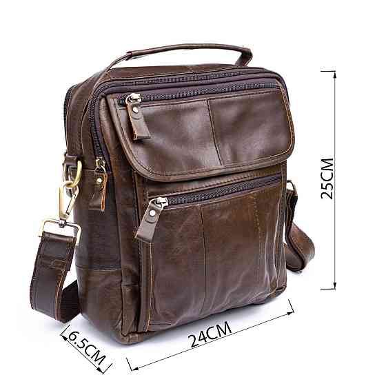 Сумка мужская Vintage 14764 Коричневая Киев