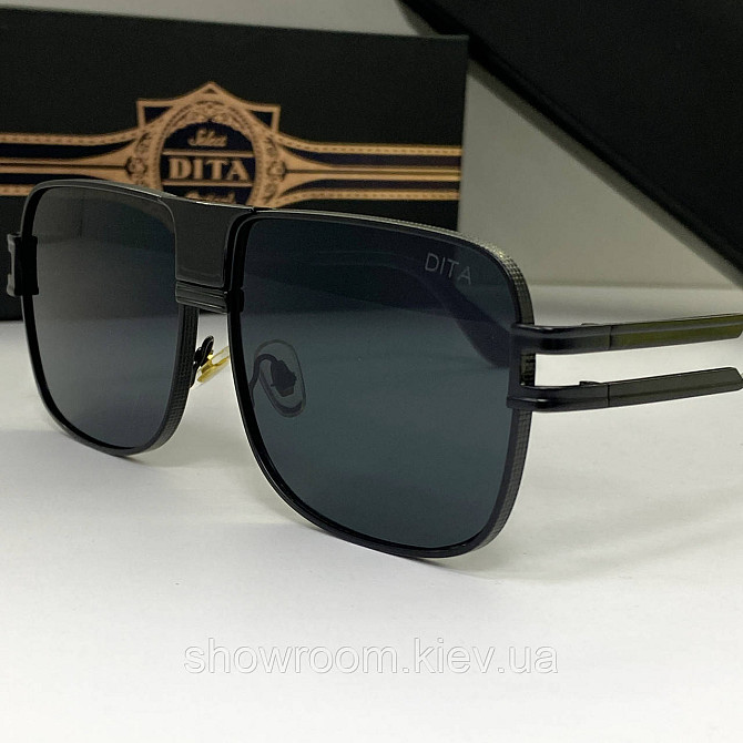 Чоловічі сонцезахисні окуляри Dita (9005) black Київ - фото 2