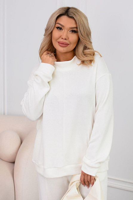 Жіночий костюм із двосторонньої ангори Молочний, 54-56 Одеса - фото 1