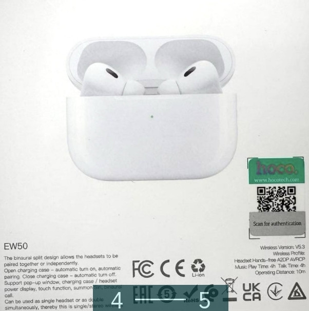 Наушники: HOCO Bluetooth EW50 Киев - изображение 4