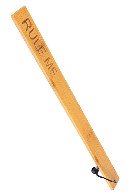 Паддл Fetish Tentation — Paddle Rule Me Bamboo, упакован в ПЭ пакет Sex Aura Киев - изображение 1