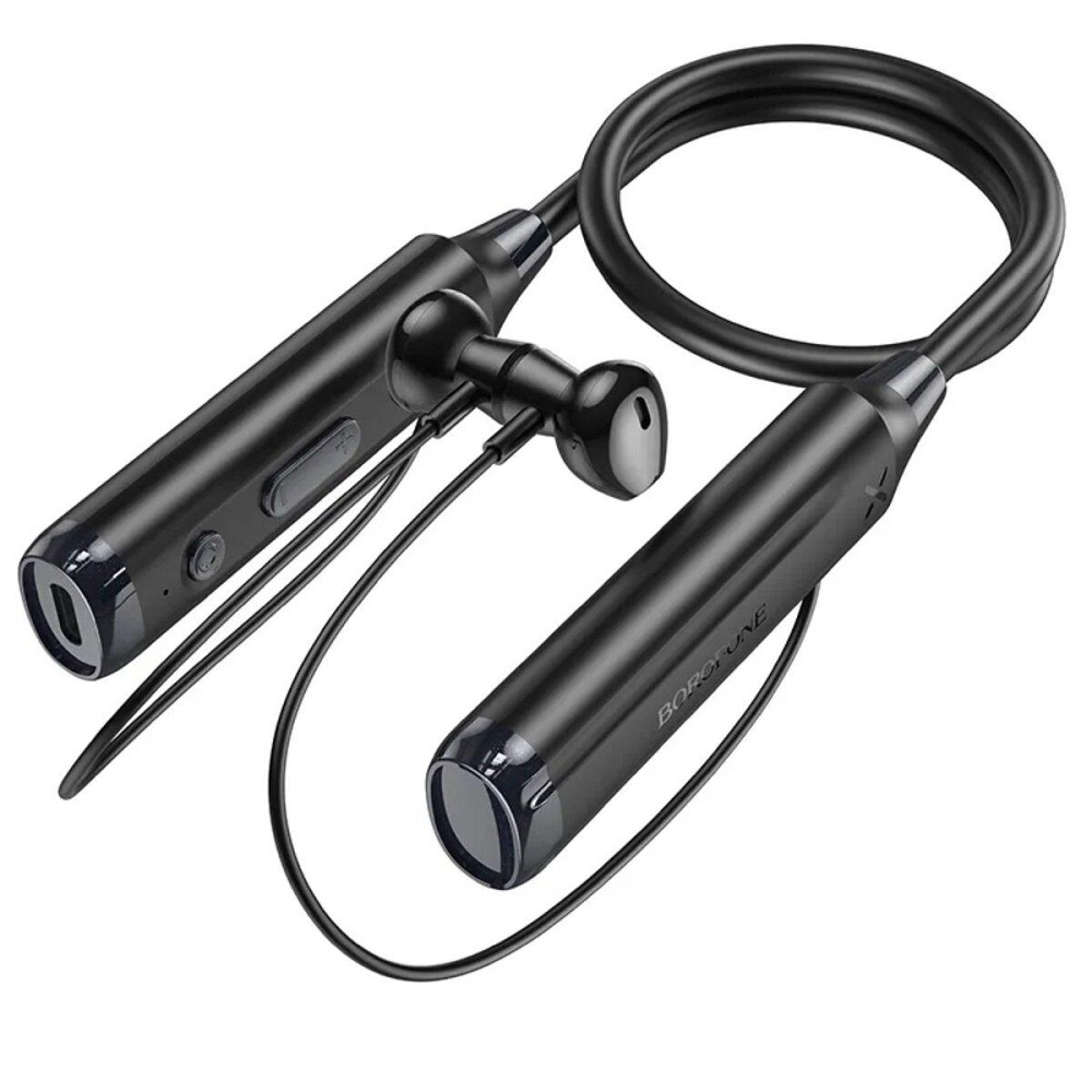 Наушники беспроводные BOROFONE BE64 Perfect шейный ободок Bluetooth, earphones, цвет черный BE64B Одесса - изображение 3