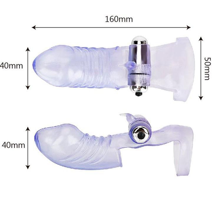 Вібратор на палець SexFinger - Прозорий - Вібратори Вінниця - фото 4