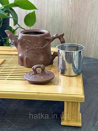 Чайник заварювальний ісинська глина 550 мл "Пеньок" світлий Т2598 Київ