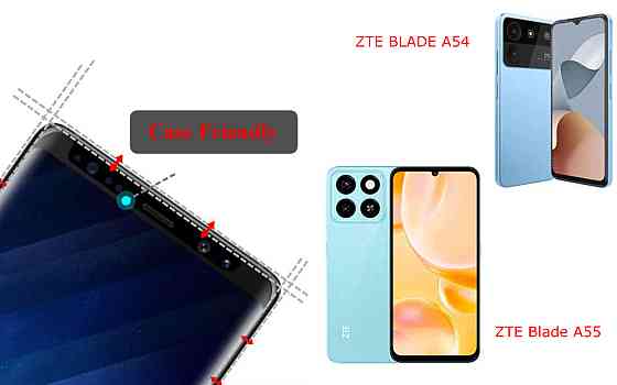 Захисне скло HyperGlass Pro для ZTE BLADE A54, Blade A55 – максимальна чутливість та захист Київ