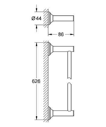 Полотенцедержатель Grohe Essentials Authentic (40653001) Киев