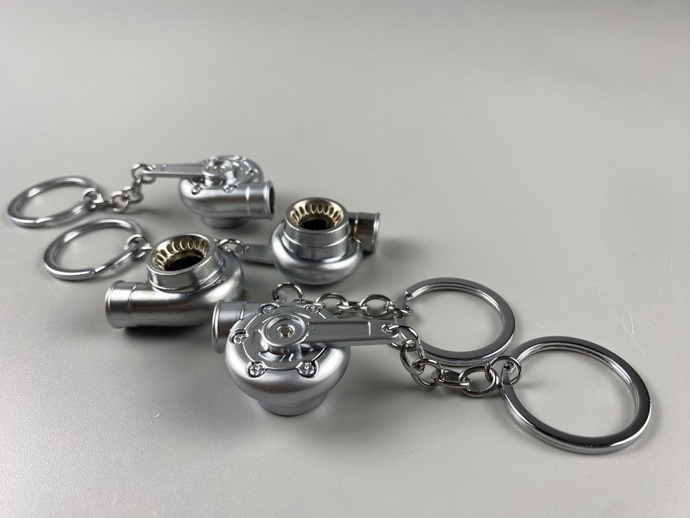 Брелок турбіна ТКР (турбокомпресор) свисток, брелок на ключі для водія, брелок-свисток ТКР сріблястий Мукачево - фото 4