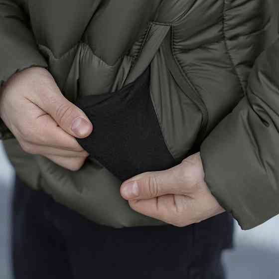 Чоловіча зимова куртка хакі Pobedov Bubble Gum Київ