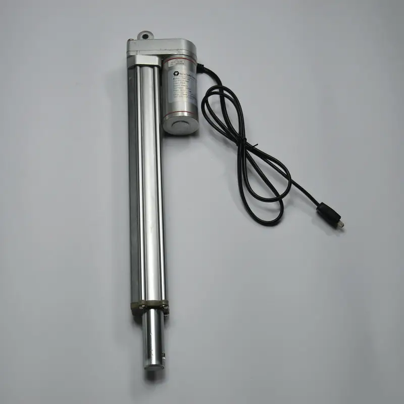 Лінійний електричний привод Актуатор штоковий 300мм 100Н 60мм/с HY01-12-A5-455-300, DC 12В, алюміній Київ - фото 4