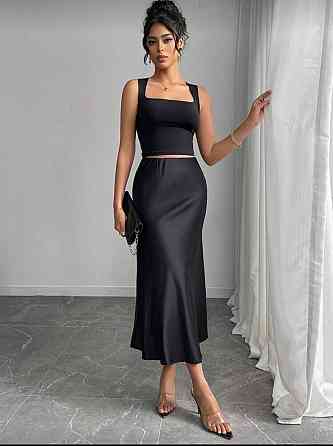 Женская романтичная юбка на резинке из шелка армани Одесса