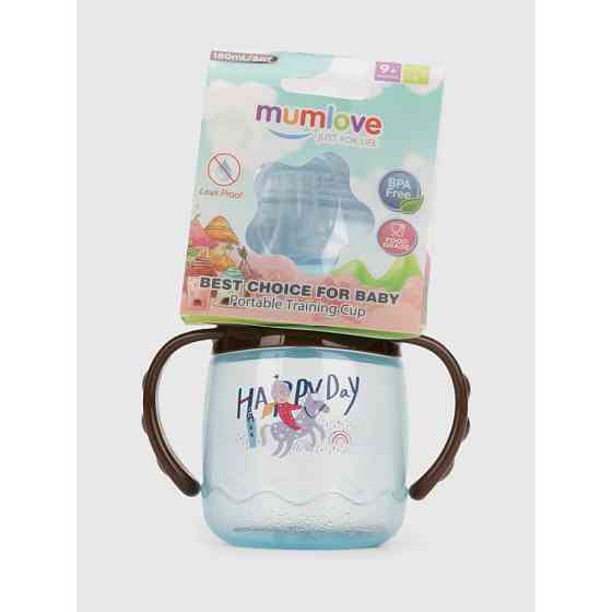 Поїльник з силіконовим носиком MGZ-0314(Blue) 180 мл Вінниця