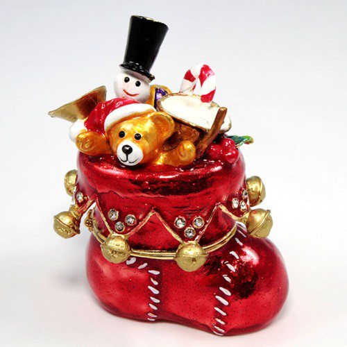 Скринька металева новорічні подарунки Київ - фото 1