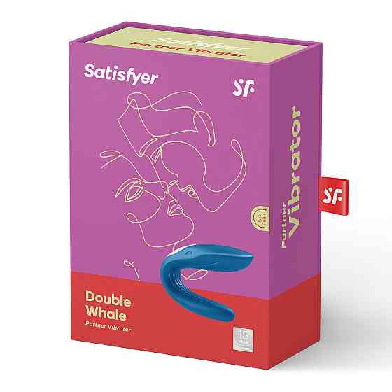 Вібратор для пар Satisfyer Partner Whale Sex Aura Київ