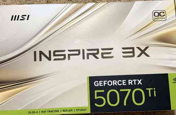 Відеокарта MSI GeForce RTX 5070 Ti 16G INSPIRE. Київ