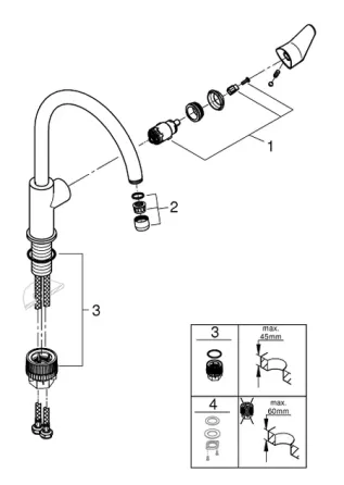 Змішувач для кухні Grohe START 31554001 хром Київ