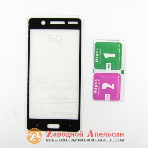 Защитное стекло Nokia 5 Full Tempered Glass Одесса - изображение 2