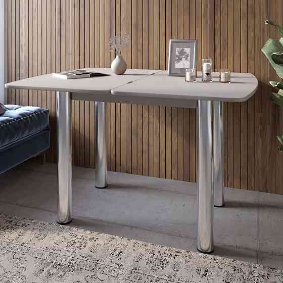 Обеденный стол раскладной LION Нота Кашемир 60x90/90x120 (LION-041285) ТОП Львов