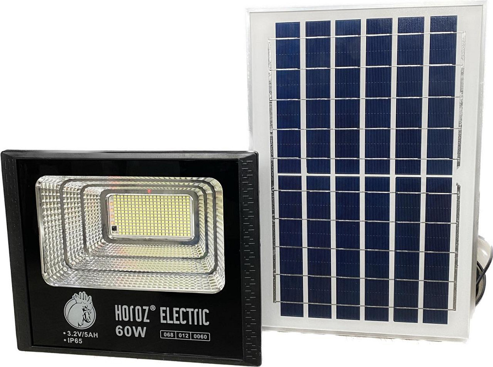 ЛЕД прожектор с солнечной панелью с пультом 60W 6400K TIGER Киев - изображение 1