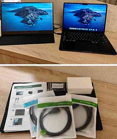 Портативный сенсорный монитор UPERFECT 15.6'' 1080P Touchscreen IPS. Киев