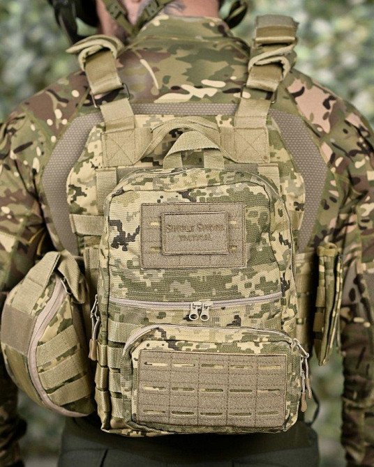 Якісна плитоноска мультикам Single sword STATIX піксель ТР6298 Одеса - фото 9