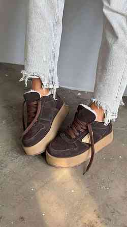 Molly Кросівки жіночі MOLLY 876 коричневі (зима, замша натуральна) (5653) 38 Коломыя