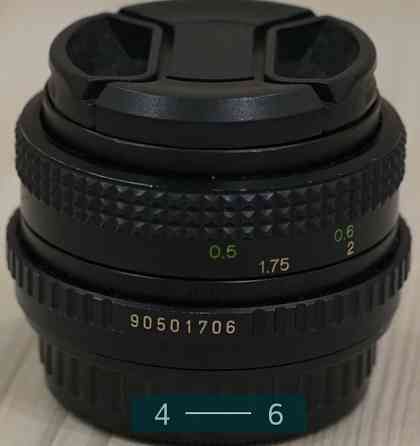 Объектив: Cosinon 50mm. F1.8. Киев