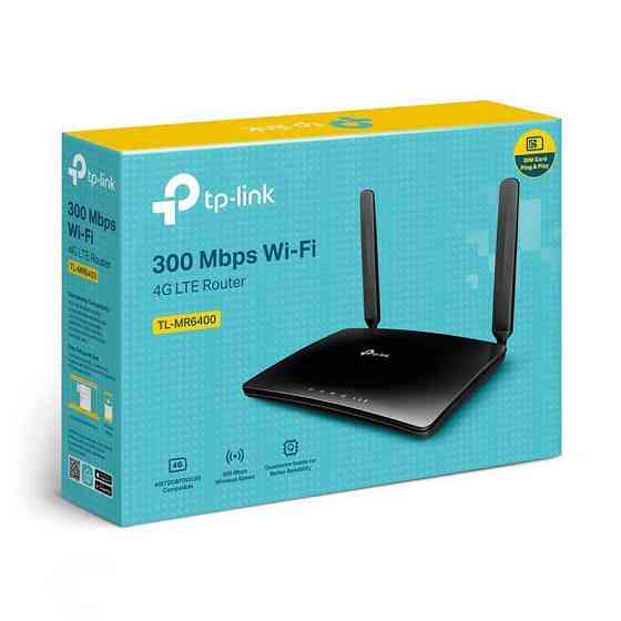 Бездротовий маршрутизатор TP-Link TL-MR6400 Black Харьков