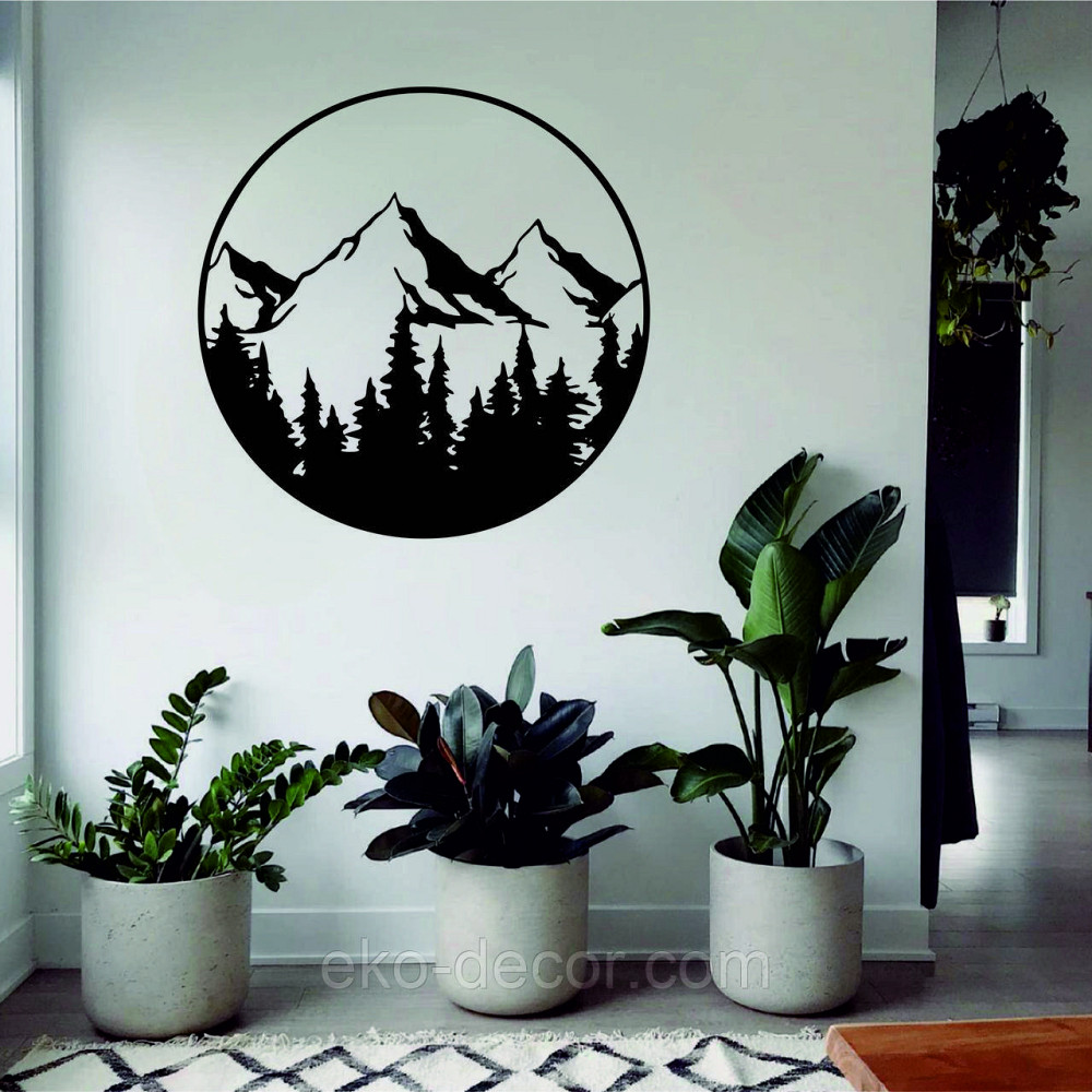 Декоративне настінне Панно «Гори», Декор на стіну Київ - фото 1