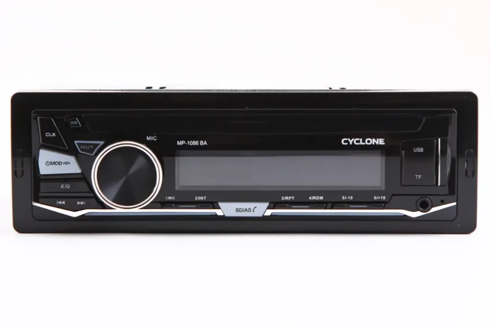 Автомагнітола Cyclone MP-1086 BA RGB BT/USB/MicroSD/ISO/доп. розїзд /Eway Link Вінниця - фото 1