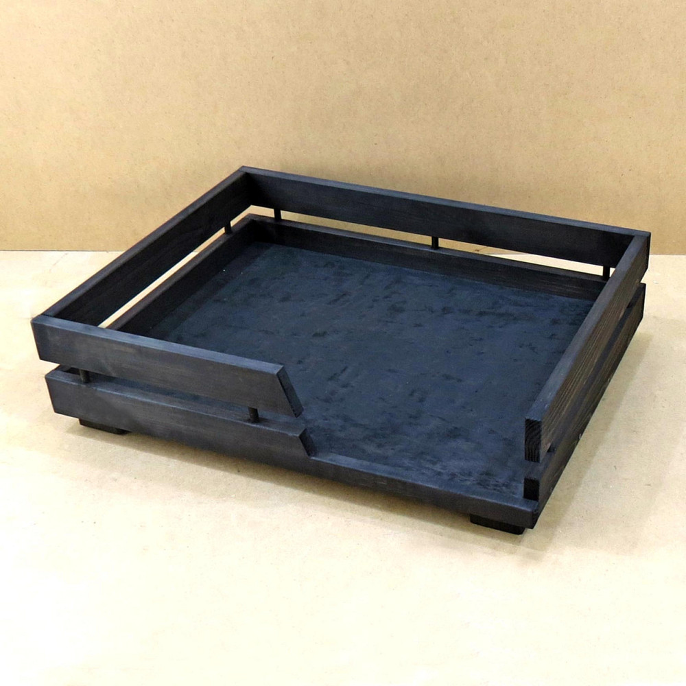 Лежак деревянный для собаки 