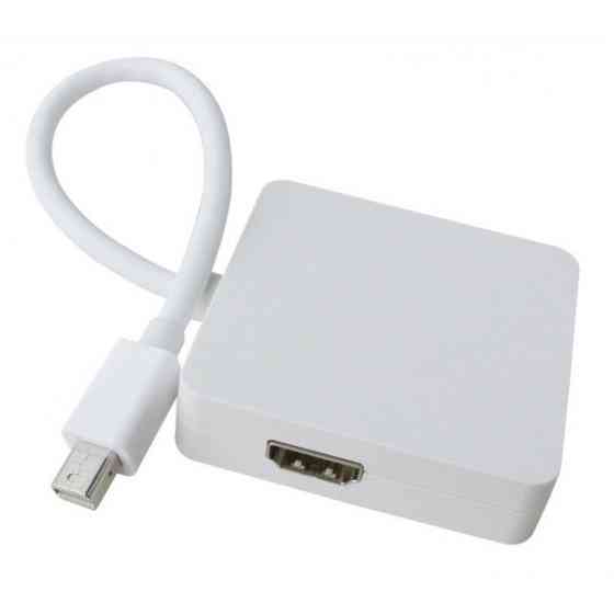 Перехідник mini DisplayPort M --> HDMI/DisplayPort/DVI (24+5), FHD 1080p, кабель 0.2 м (S0416) Киев