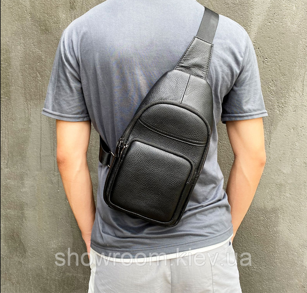 Чоловічі сумки з натуральної шкіри Leather Collection (9012) Київ - фото 1