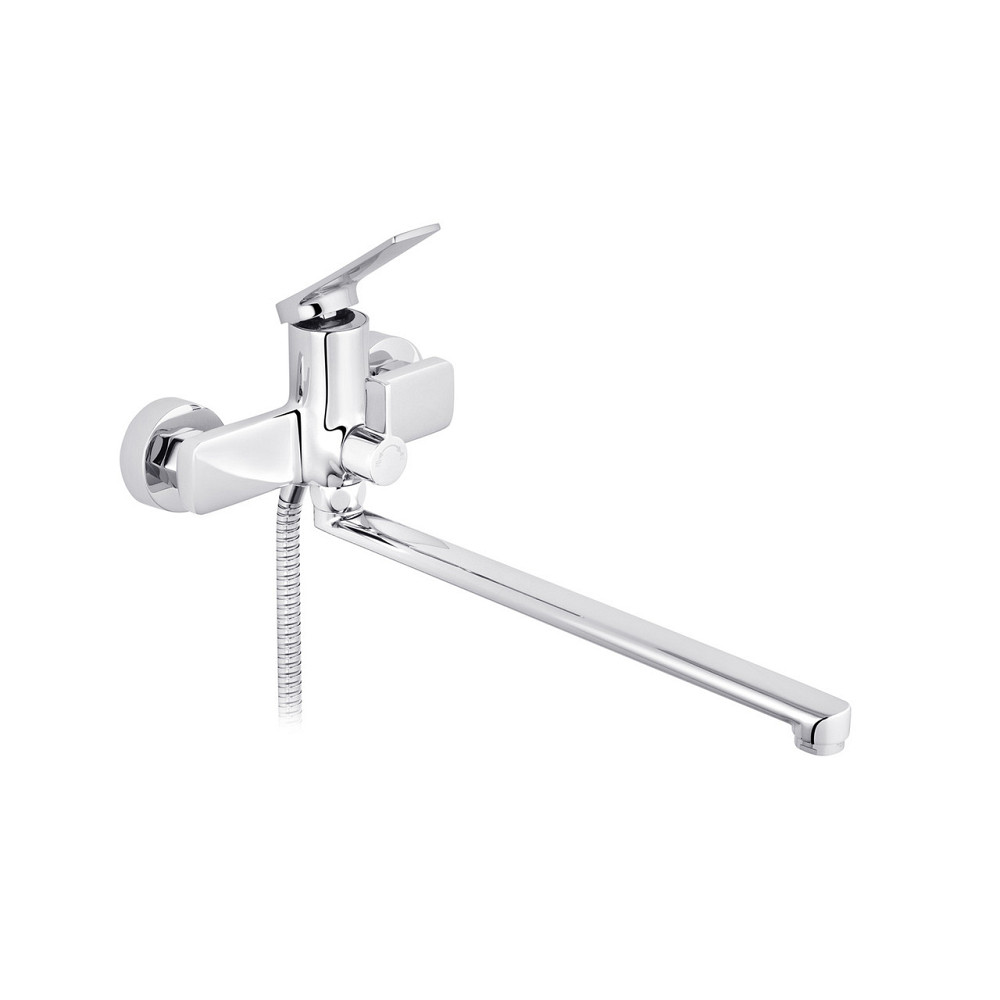 Змішувач для ванни Kroner KRP Makon-C070 з душовим гарнітуром Київ - фото 3