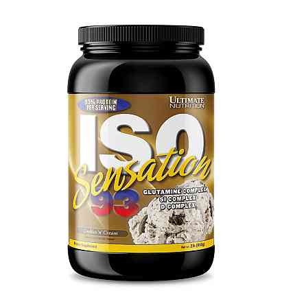 Протеїн Ultimate Nutrition Iso Sensation 908 g (Delicious Cookies N' Cream) Луцьк