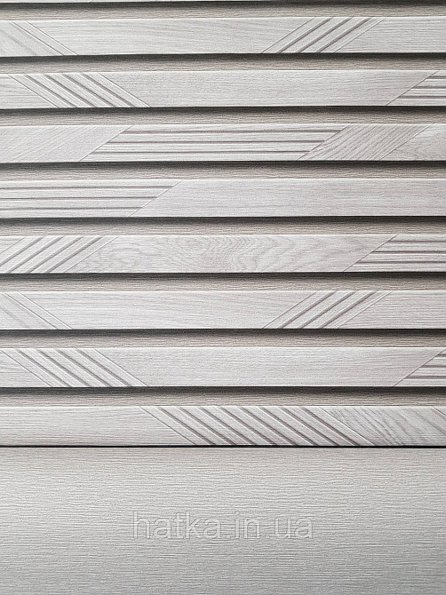 Обои виниловые на флизелине метровые Sintra Edelina полосы под стеновую панель серые Киев - изображение 3