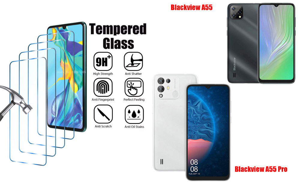 Защитное стекло ArmorGlass для Blackview A55, A55 Pro – устойчивое к царапинам и ударам Киев - изображение 1