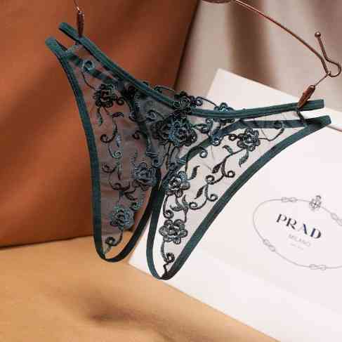 Трусики з доступом жіночі універсальний зелений Київ