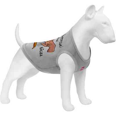 Борцовка для животных WAUDOG Clothes "Конотопские магические войска" сетка M серая (302-0232-11) Винница