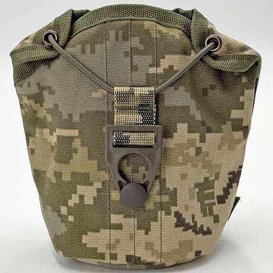 Підсумок - чохол для фляги 1л Cordura 1000 D Піксель ММ-14 Запоріжжя
