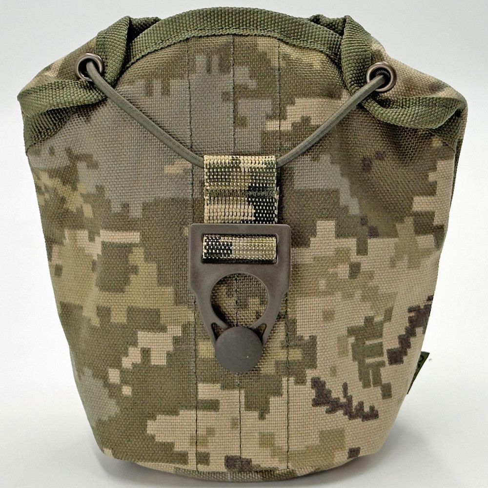 Підсумок - чохол для фляги 1л Cordura 1000 D Піксель ММ-14 Запоріжжя - фото 1
